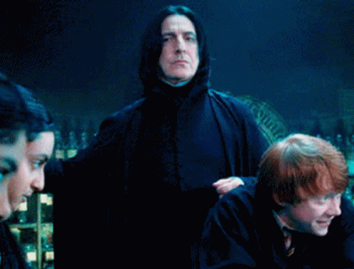 Severus Snape Harry Potter GIF - Severus Snape Harry Potter Ron Weasley -  Discover & Share GIFs