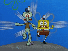 Spongebob Running Squidward GIF - Spongebob Running Squidward Spongebob Squidward Running GIFs