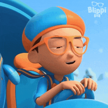 Hmm Blippi GIF - Hmm Blippi Blippi Wonders - Educational Cartoons For Kids GIFs
