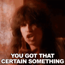You Got That Certain Something Steven Tyler GIF - You Got That Certain Something Steven Tyler Aerosmith GIFs