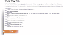 The World'S First Webpage, Created By A Cern Scientist, Has Been Restored On The Web. GIF - GIFs