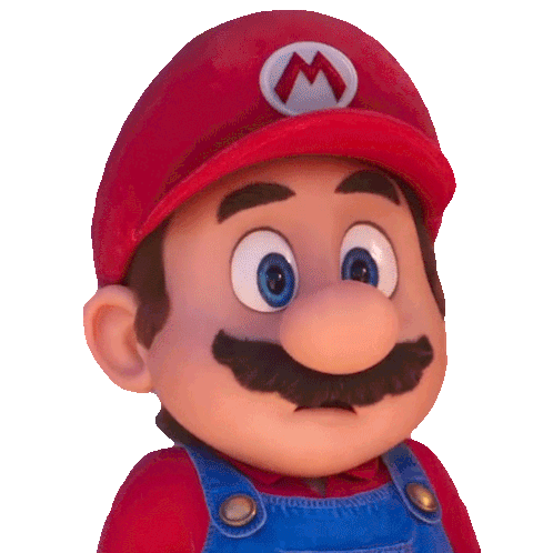 Confused Mario Sticker - Confused Mario Chris Pratt Stickers