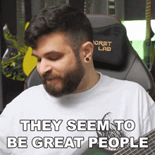 They Seem To Be Great People Andrew Baena GIF - They Seem To Be Great People Andrew Baena They Appear To Be Very Kind People GIFs