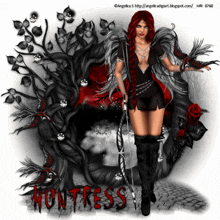 Huntress Goth Girl GIF - Huntress Goth Girl Bow And Arrow GIFs