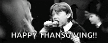 Happy Thanksgiving Turkeyday GIF - Happy Thanksgiving Turkeyday Ron GIFs