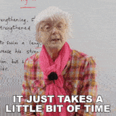 It Just Takes A Little Bit Of Time Gill GIF - It Just Takes A Little Bit Of Time Gill Engvid GIFs