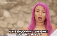 Its Dumb That Shes Mad About It Irritated GIF - Its Dumb That Shes Mad About It Irritated Annoyed GIFs