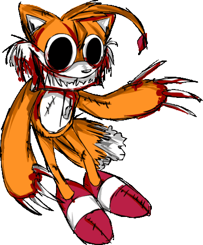 Tails Doll Soulless Dx Sticker - Tails Doll Soulless DX Soulless FNF -  Discover & Share GIFs