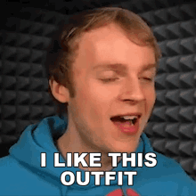 I Like This Outfit Fred Pye GIF - I Like This Outfit Fred Pye I Love These Clothes GIFs