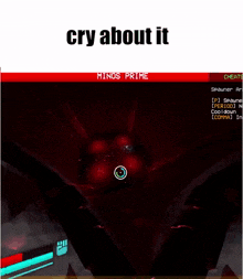 Cry About It Ultrakill GIF - Cry About It Ultrakill Minos Prime GIFs