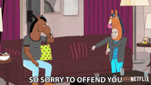 So Sorry To Offend You Bojack GIF - So Sorry To Offend You Bojack Will Arnett GIFs