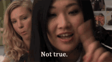 Glee Tina Cohen Chang GIF - Glee Tina Cohen Chang Not True GIFs