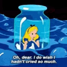Alice I Wish I Hadnt Cried So Much GIF - Alice I Wish I Hadnt Cried So Much Alice In Wonderland GIFs