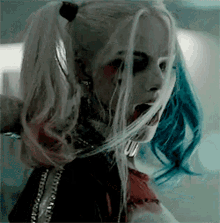 Harley Quinn Blow Hair GIF - Harley Quinn Blow Hair Suicide Squad GIFs