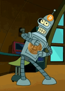 Bitcoin Dancing GIF - Bitcoin Dancing Robot GIFs