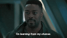 I'M Learning From My Choices Cleveland Booker GIF - I'M Learning From My Choices Cleveland Booker Star Trek Discovery GIFs