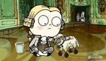 Flapjack The Marvelous Misadventures Of Flapjack GIF - Flapjack The Marvelous Misadventures Of Flapjack Lamb Toy GIFs