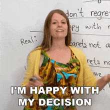I'M Happy With My Decision Emma GIF - I'M Happy With My Decision Emma Engvid GIFs