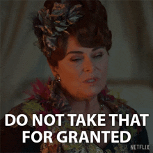 Do Not Take That For Granted Polly Walker GIF - Do Not Take That For Granted Polly Walker Bridgerton GIFs