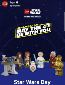 a lego sponsored star wars day may the 4th be with you
