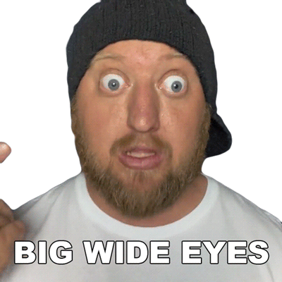 Big Wide Eyes Dj Hunts Sticker - Big Wide Eyes Dj Hunts Large Eyes Stickers