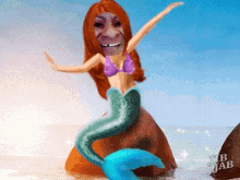mermaid happy sway