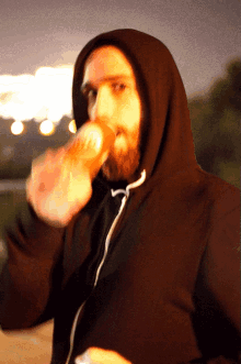 drink hoodie man guy boomerang