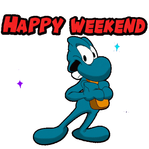 Week End Happy Weekend Sticker