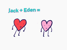 Jack Plus Eden Love GIF - Jack Plus Eden Love Hearts GIFs