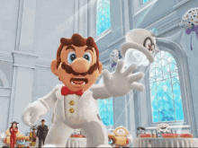 Super Mario Odyssey Shocked GIF - Super Mario Odyssey Mario Shocked GIFs