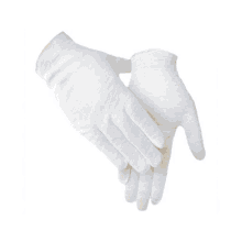 White Designer Cotton Gloves Cotton Gloves For Eczema GIF - White Designer Cotton Gloves Cotton Gloves For Eczema GIFs