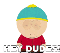 Hey Dudes Eric Cartman Sticker - Hey Dudes Eric Cartman Skinny Cartman Stickers