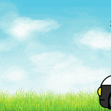 a cartoon illustration of a police car with chinese writing on the bottom