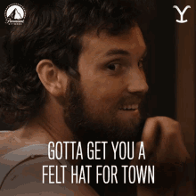 Gotta Get You A Felt Hat For Town Yellowstone GIF - Gotta Get You A Felt Hat For Town Yellowstone Ill Give You A Felt Hat For Town GIFs