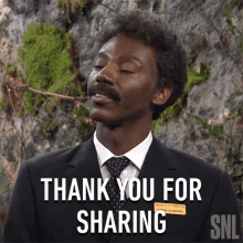 Thank You For Sharing Jerrod Carmichael GIF - Thank You For Sharing Jerrod Carmichael Saturday Night Live GIFs