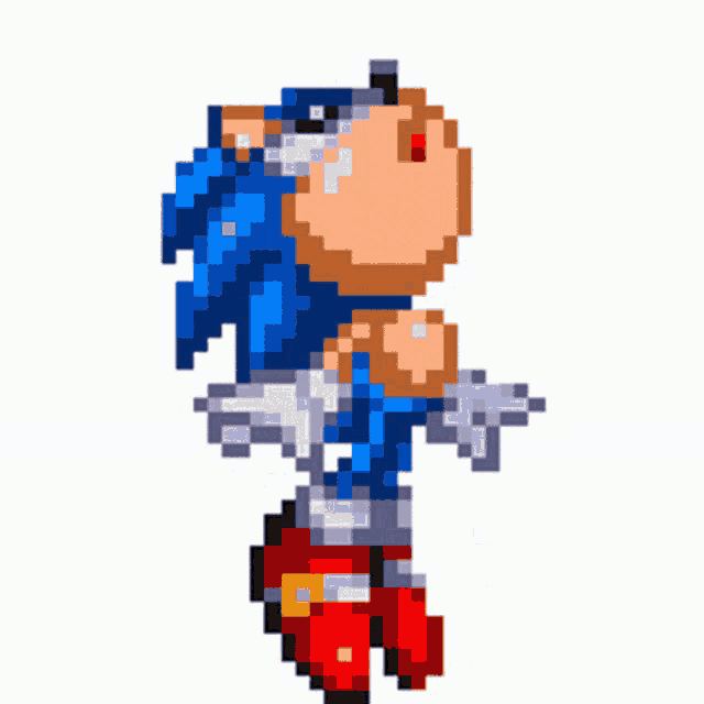 Free: Sprite Sonic Jump Animation Game, jump transparent