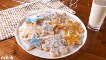 Christmas Cookies Star Cookies GIF - Christmas Cookies Star Cookies Shaped Cookies GIFs