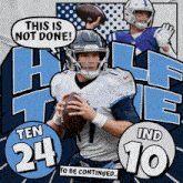 Indianapolis Colts (10) Vs. Tennessee Titans (24) Half-time Break GIF - Nfl National Football League Football League GIFs