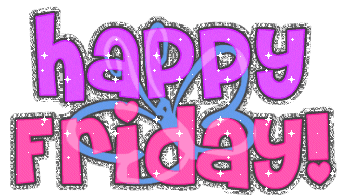 Happy Weekend Happy Friday Sticker - Happy Weekend Happy Friday Sparkle Stickers