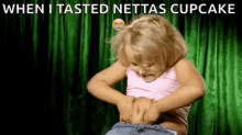 Yummy Food When I Tasted Nettas Cupcake GIF