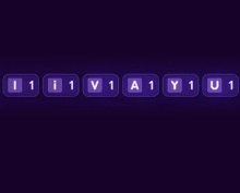 a purple light is shining on a purple background .