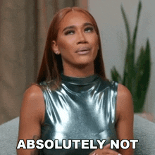 Absolutely Not Basketball Wives Orlando GIF - Absolutely Not Basketball Wives Orlando Never GIFs