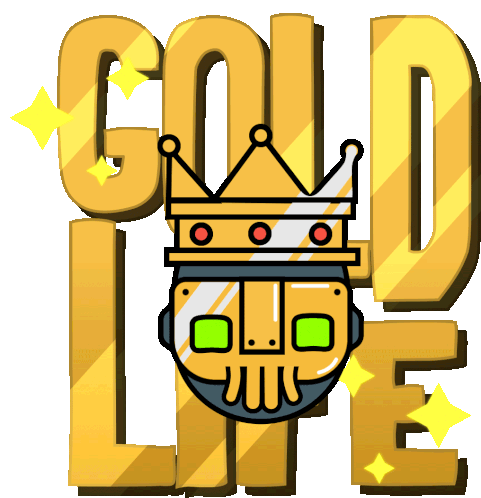 Gold Rich Sticker - Gold Rich Golden Stickers