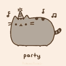pusheen cat party music