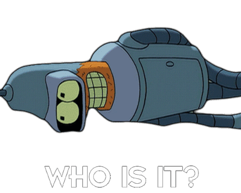 Who Is It Bender Sticker - Who Is It Bender Futurama Stickers