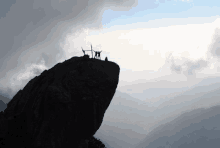 Top Of The Hills Hilltop GIF - Top Of The Hills Hilltop Sky GIFs