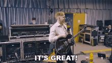 Its Great George Ezra GIF - Its Great George Ezra Journey To The Brits GIFs
