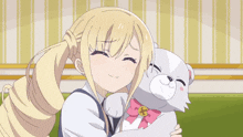 Shia Foschurose Anime Hug GIF - Shia Foschurose Anime Hug Kuma Kuma Kuma Bear GIFs