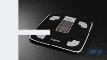 a renpho scale is displaying 178.2 pounds