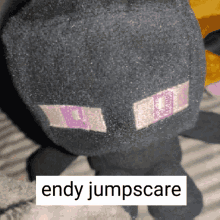 Endy_and_friends Jumpscare GIF - Endy_and_friends Jumpscare Minecraft Enderman GIFs